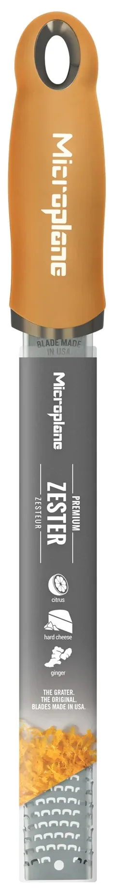 PREMIUM CLASSIC Hořčicově žluté struhadlo Zester / MICROPLANE