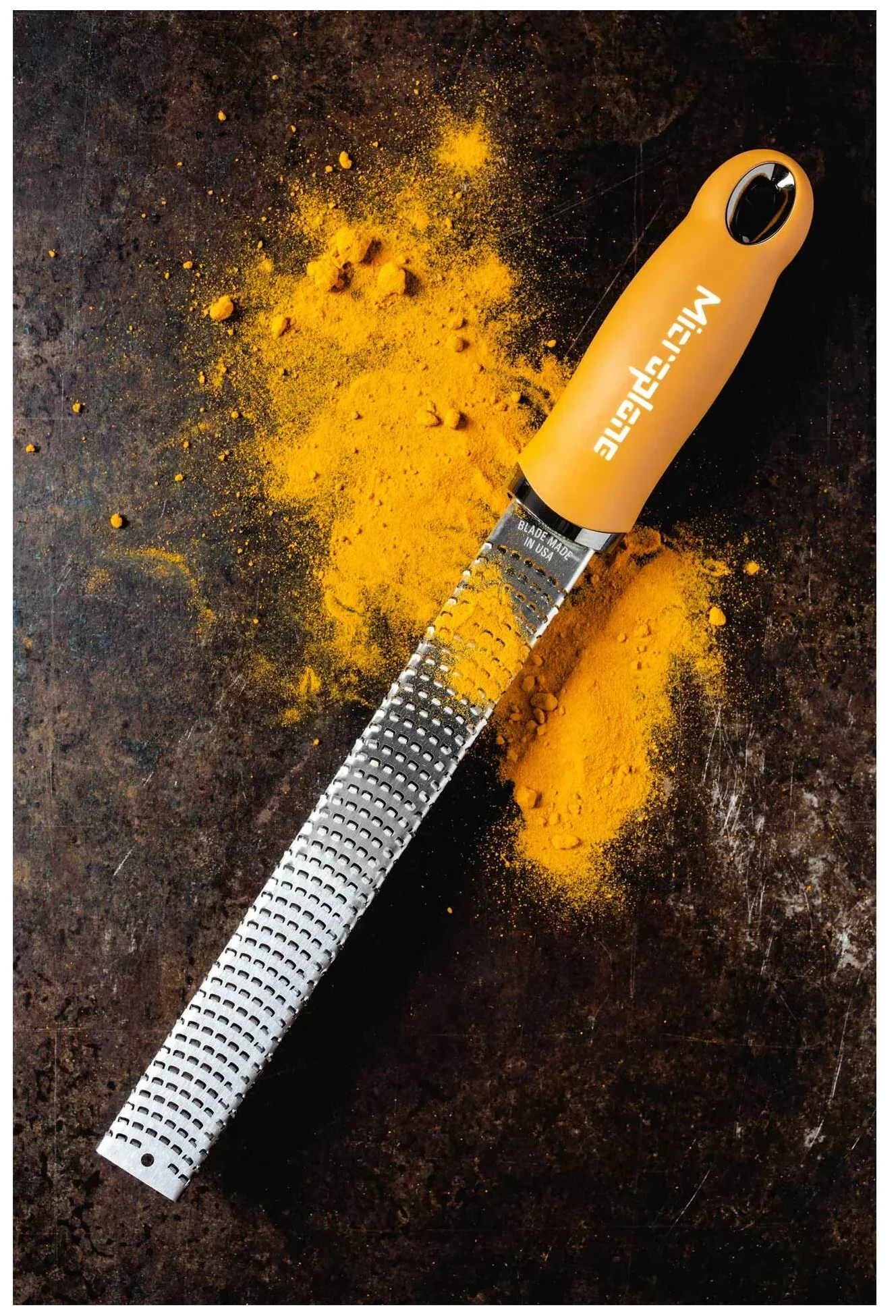 PREMIUM CLASSIC Hořčicově žluté struhadlo Zester / MICROPLANE