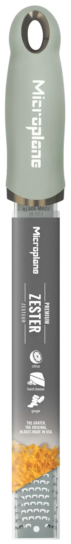 PREMIUM CLASSIC Struhadlo Zester, šalvějově zelené / MICROPLANE