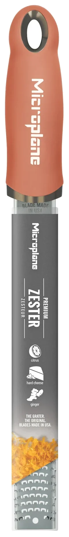 PREMIUM CLASSIC Struhadlo Zester, skořicově oranžové / MICROPLANE