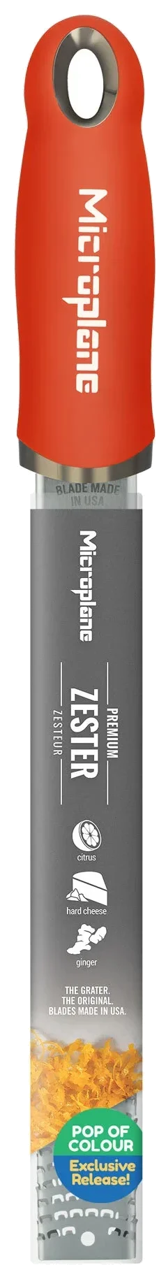 MICROPLANE Struhadlo Zester PREMIUM CLASSIC oranžové