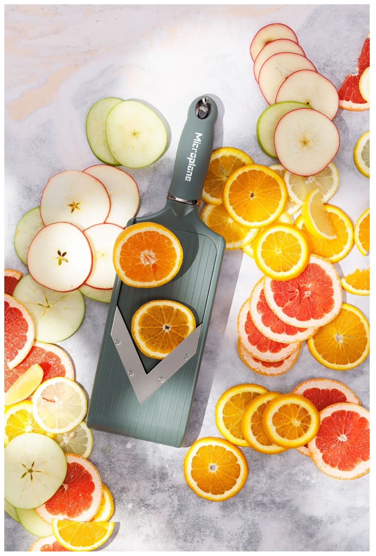 MICROPLANE Mandolína PureCut SPECIALTY eukalyptově zelený