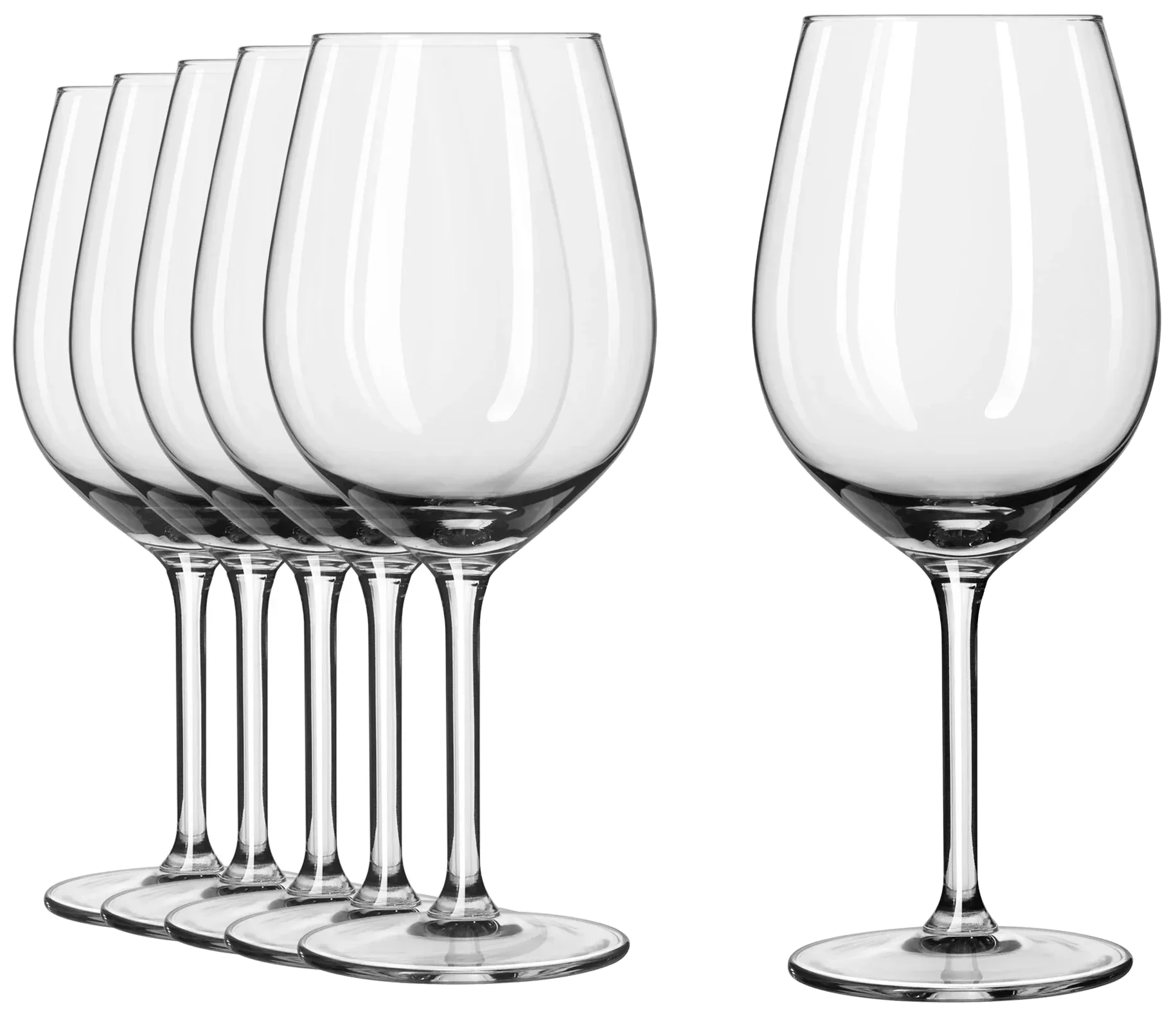 FORTIUS Sklenice na stopce 525 ml (sada 6 ks) / ONIS