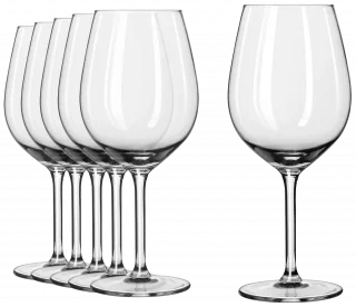 FORTIUS Sklenice na stopce 525 ml (sada 6 ks) / ONIS