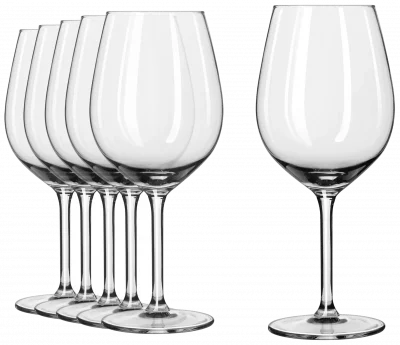 FORTIUS Sklenice na stopce 525 ml (sada 6 ks) / ONIS