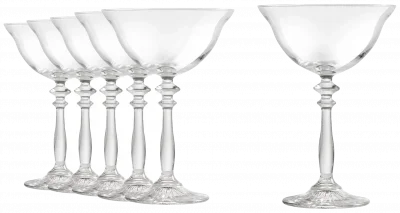 1924 Sklenice na stopce 240 ml (sada 6 ks) / ONIS