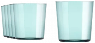 CIDRA COLOR Sklenice 390 ml, modrá (sada 6 ks) / ONIS