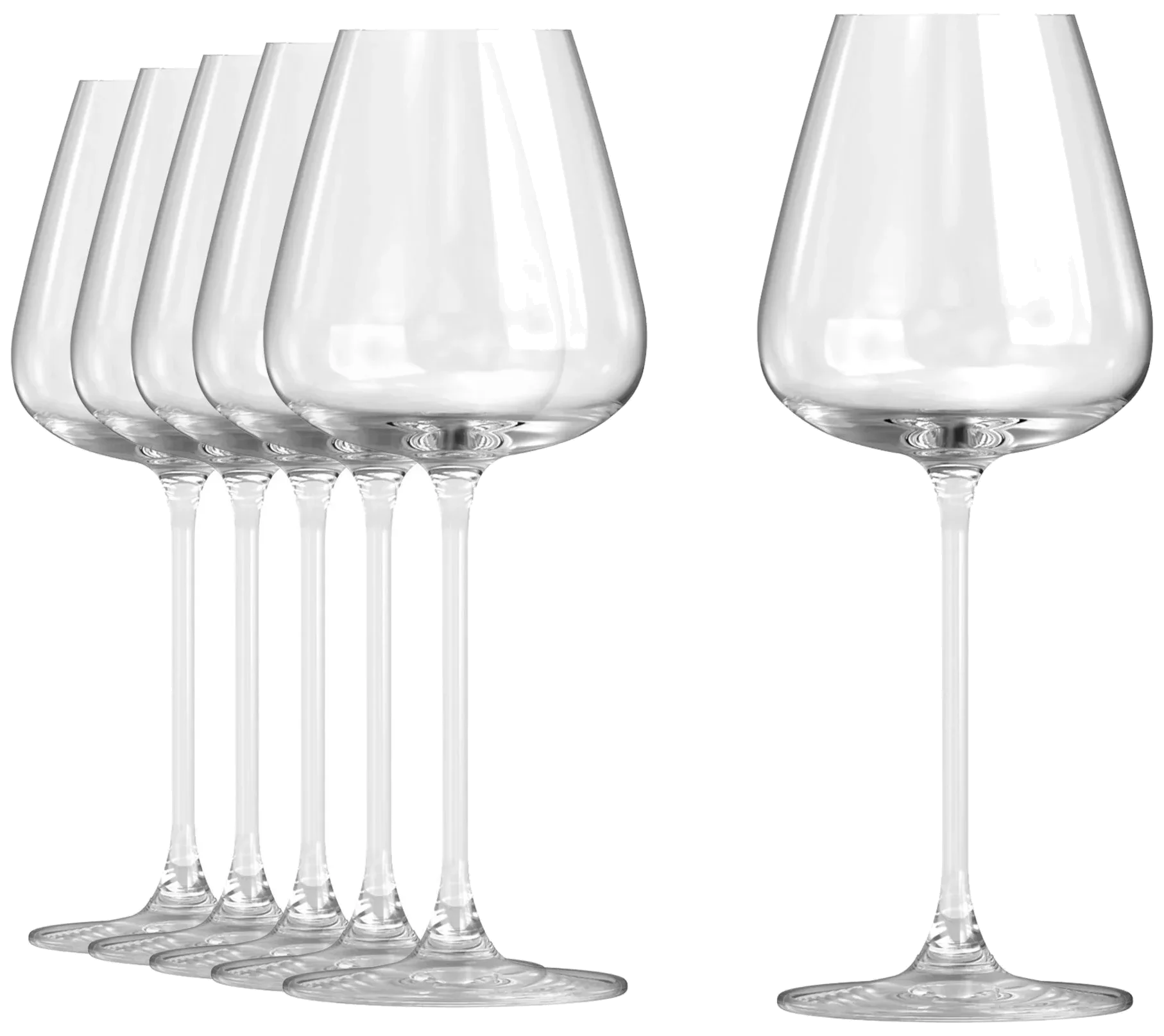 BESPOKE Sklenice na stopce 410 ml (sada 6 ks) / ONIS