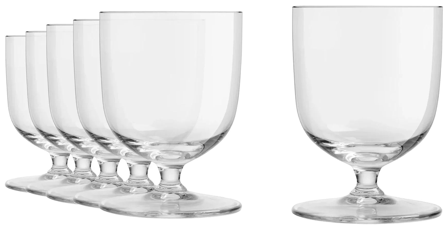 LEVITAS Sklenice na stopce 265 ml (sada 6 ks) / ONIS
