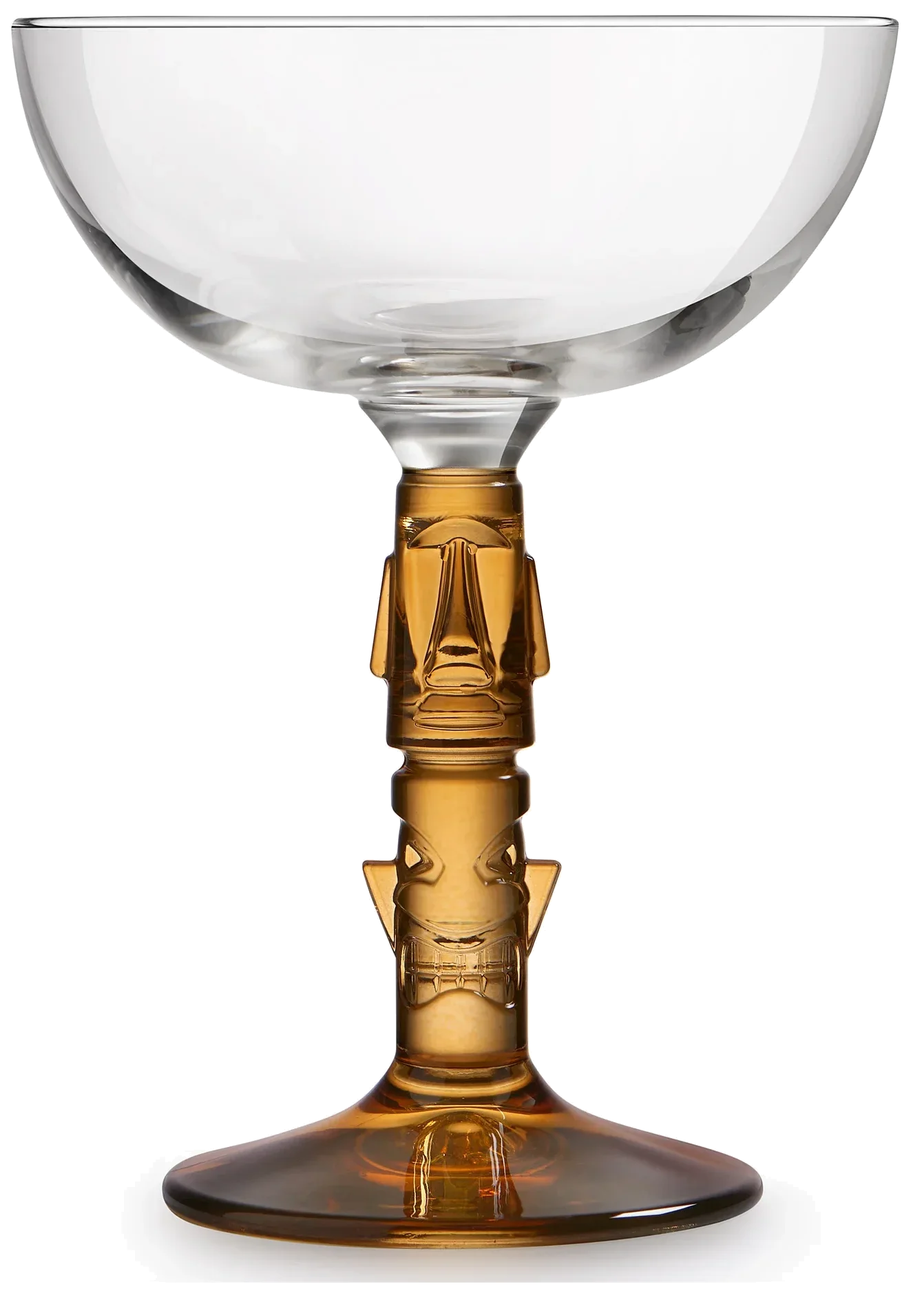 ONIS Sklenice Coupe Amber Stem TIKI 250 ml, sada 6 ks