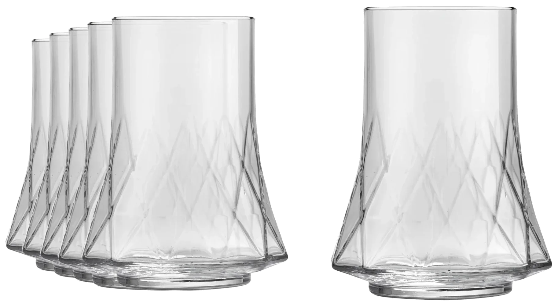 ONIS Sklenice DIVERGENCE 350 ml, sada 6 ks