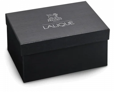 LALIQUE Sada mlýnků z křišťálu Lalique 9 cm / PEUGEOT