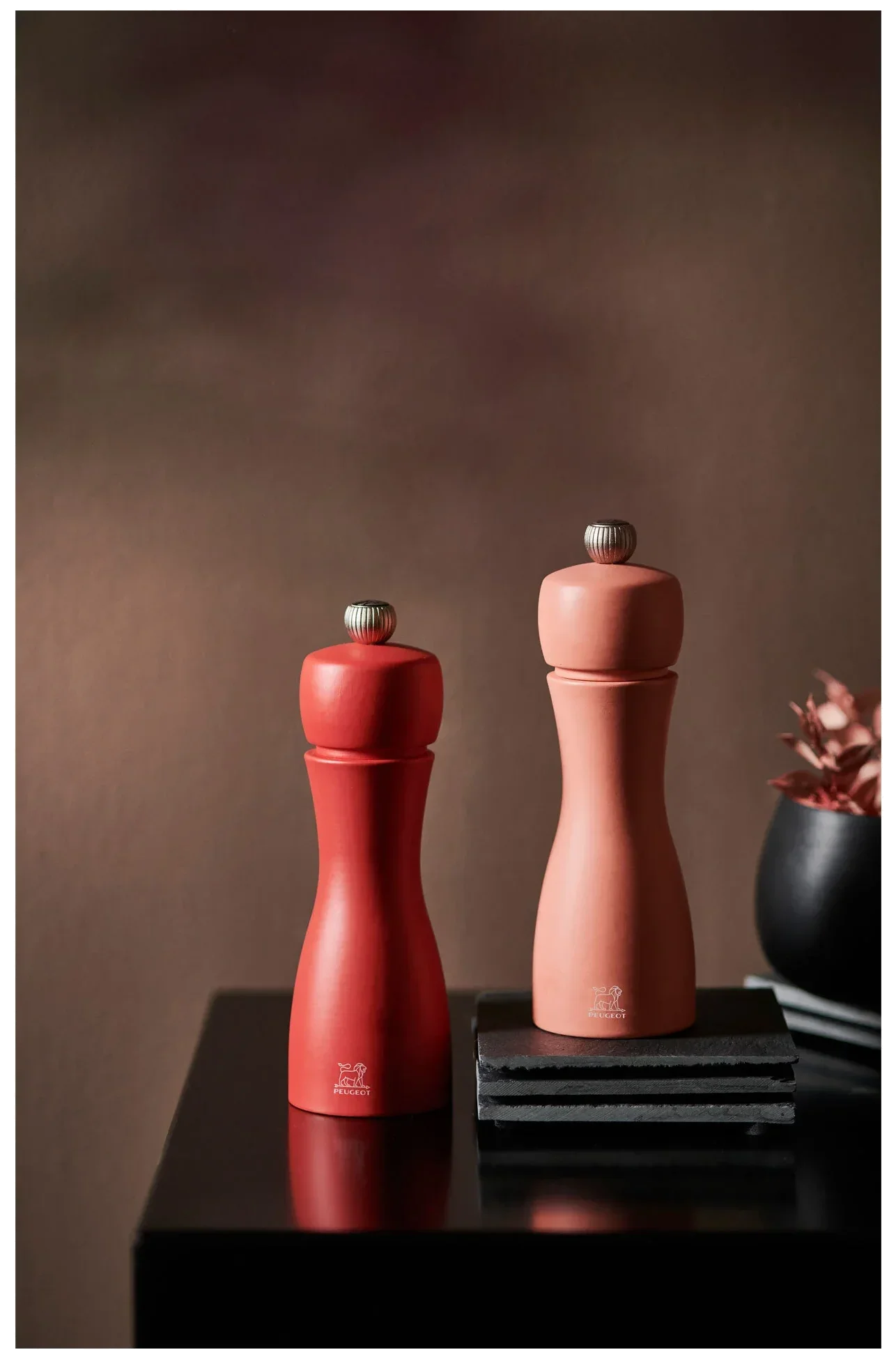 TAHITI DUO Souprava na sůl a pepř 15 cm Fire / PEUGEOT