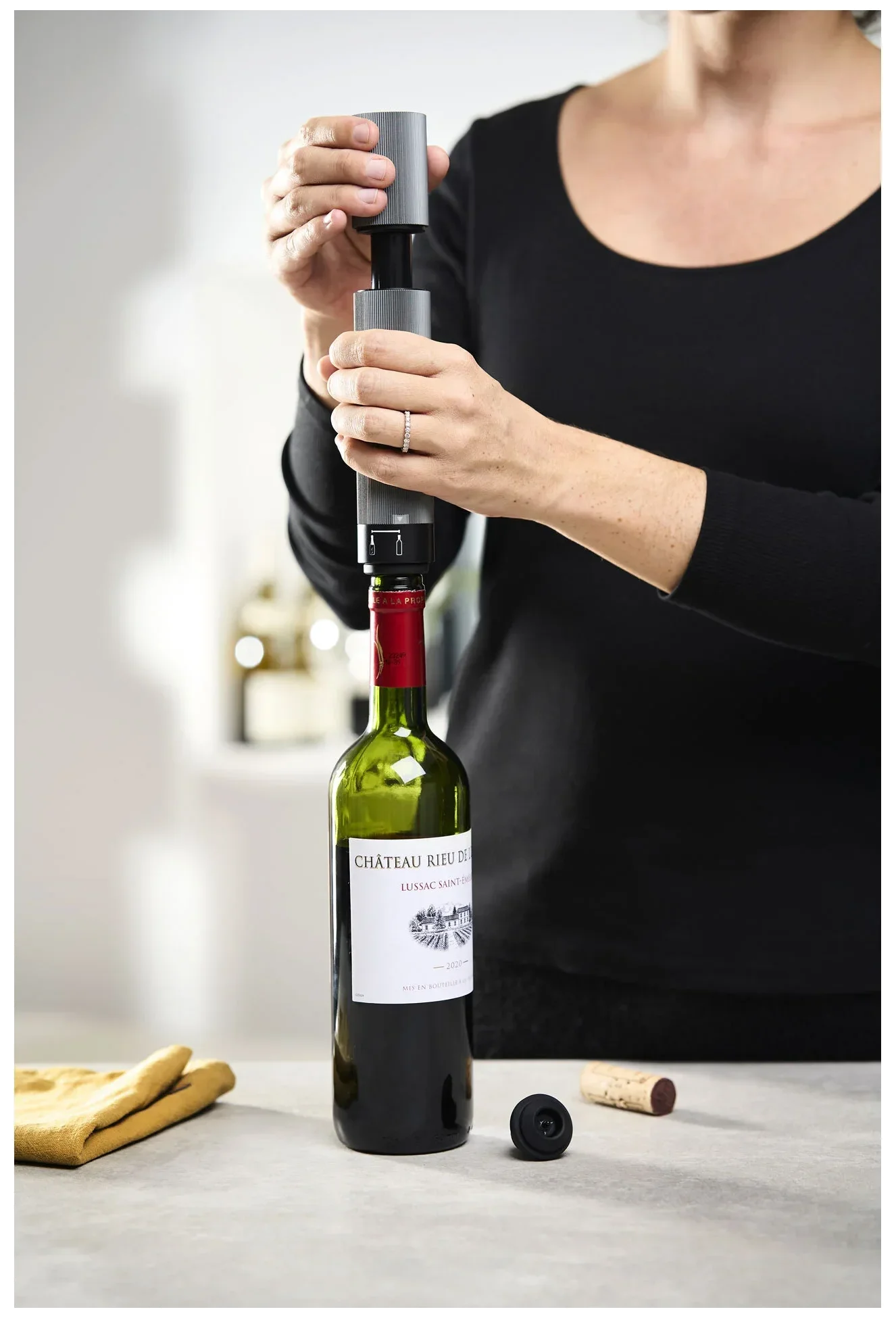 PEUGEOT Vakuová pumpička PRESERVE DUO hliník 20 cm
