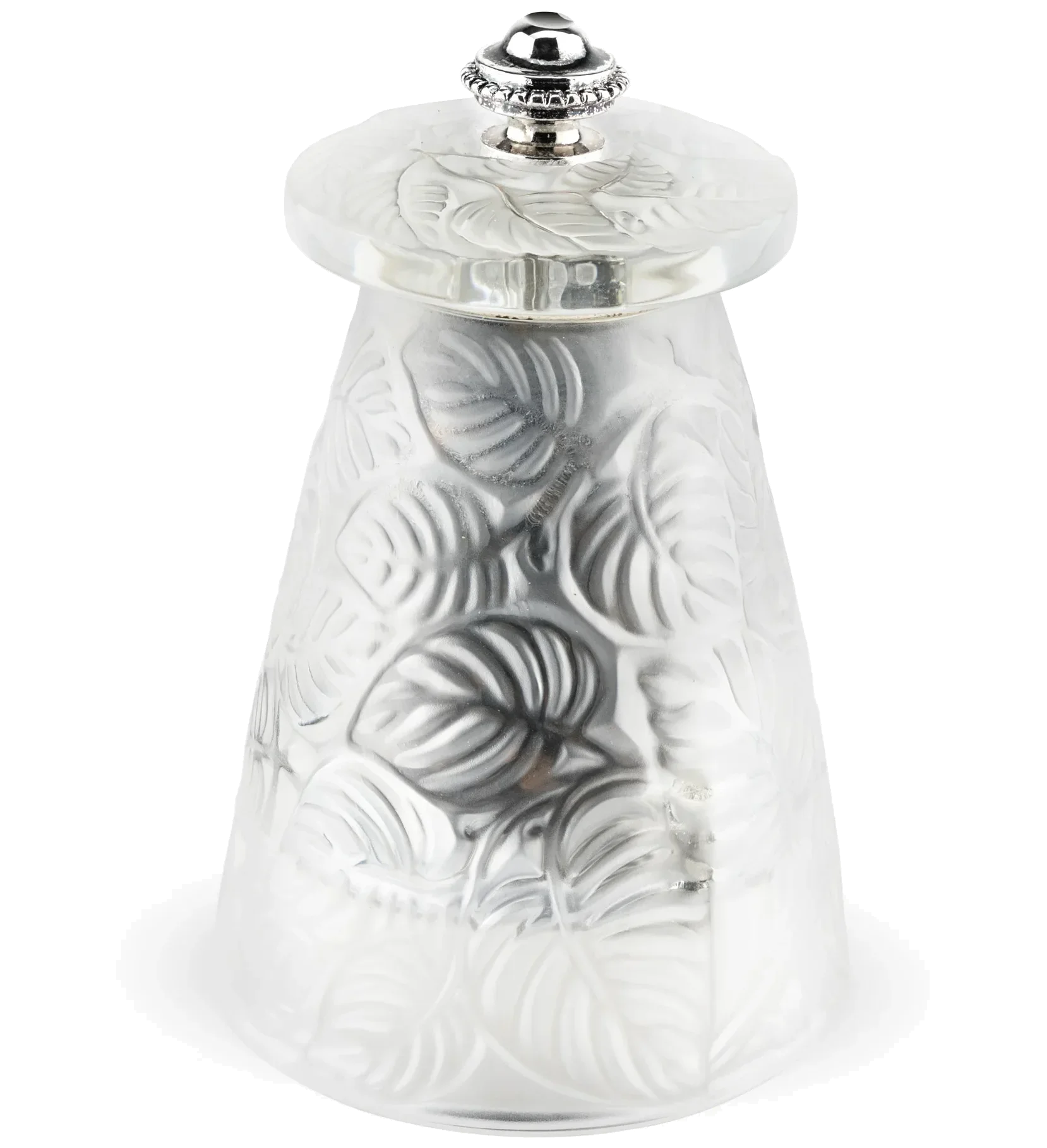 LALIQUE Mlýnek na pepř z křišťálu Lalique 9 cm / PEUGEOT