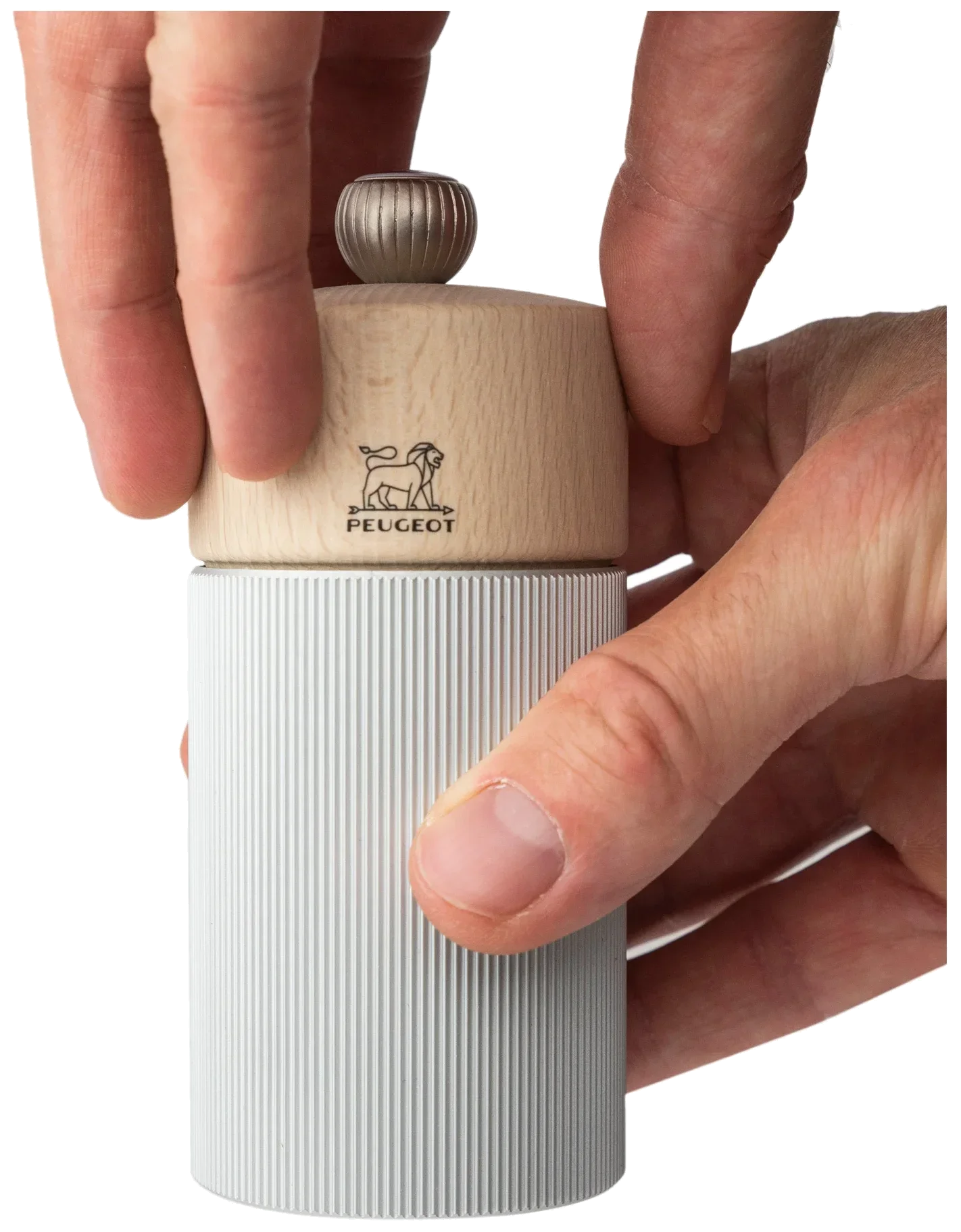 LINE Mlýnek na sůl 12 cm Natural Aluminium / PEUGEOT