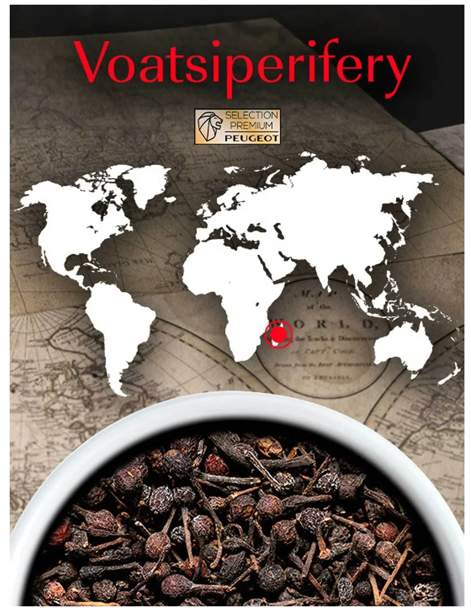 VOATSIPERIFERY Divoký pepř z Madagaskaru 60 g / PEUGEOT