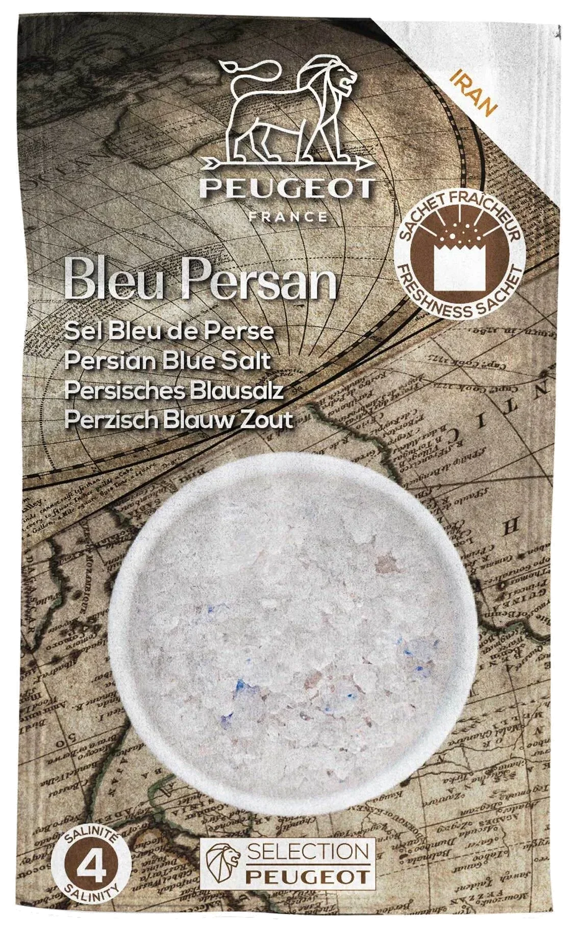 BLUE SALT Modrá perská sůl z Íránu 150 g / PEUGEOT