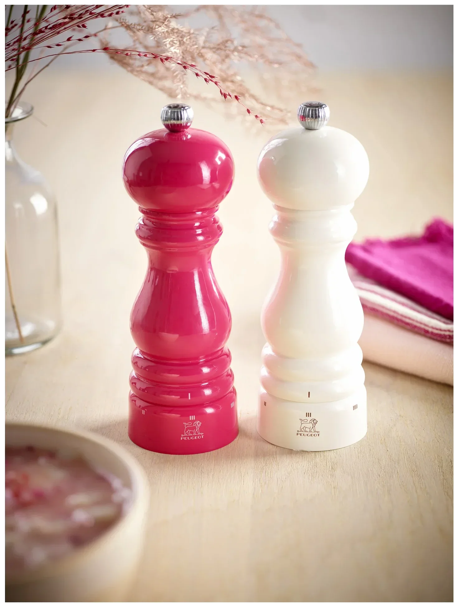 PEUGEOT Mlýnek na pepř PARISRAMA candy pink u'Select 18 cm