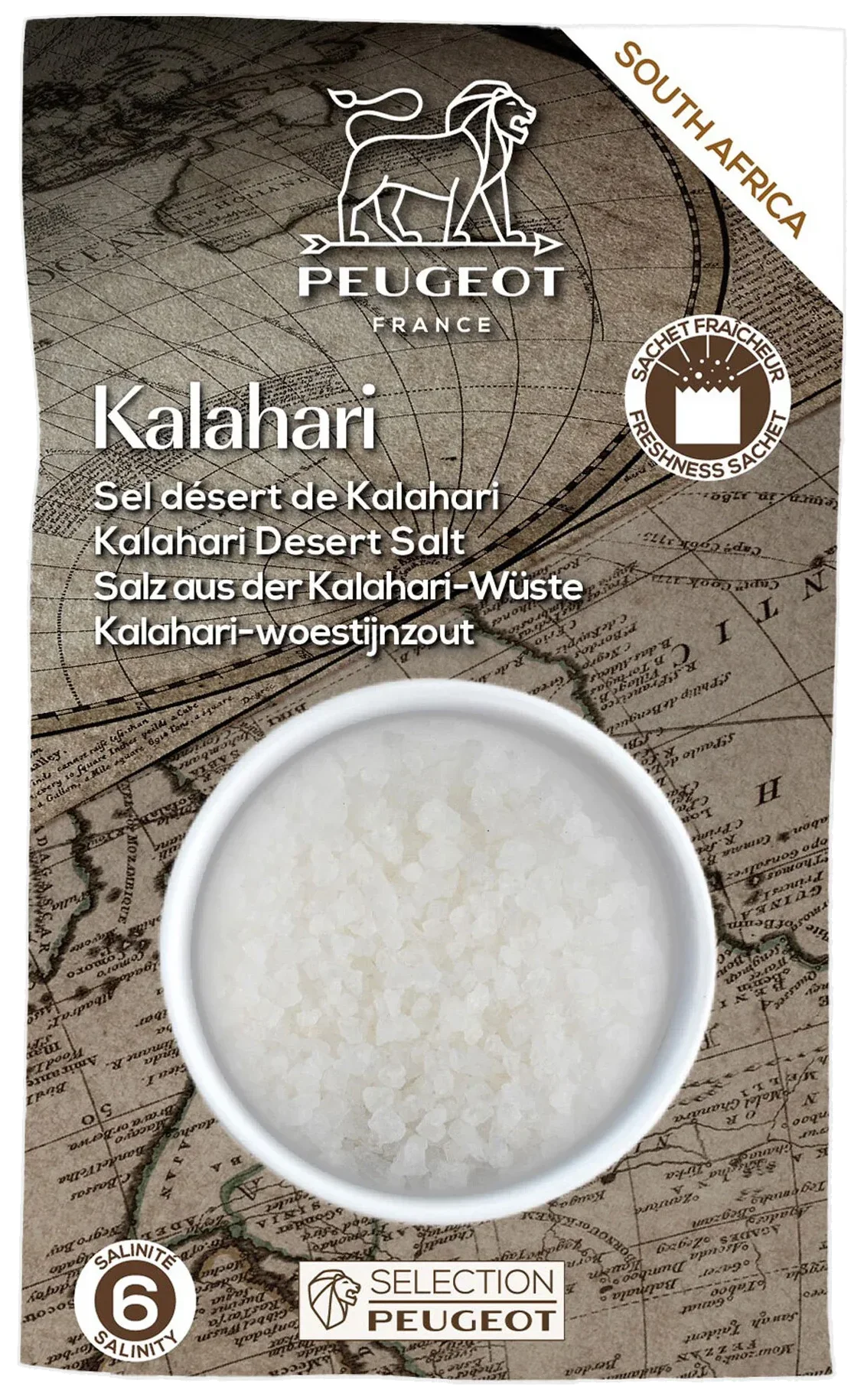 PEUGEOT Jihoafrická sůl Kalahari Salt 350 gr