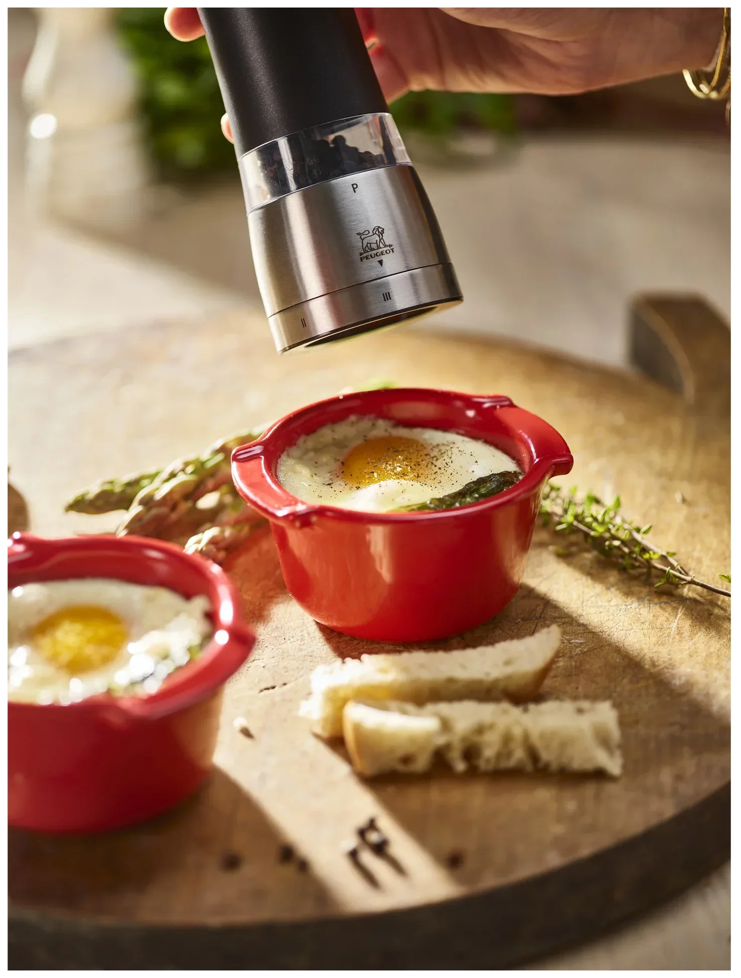 APPOLIA Ramekin 200 ml (2 ks) červený / PEUGEOT