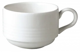 RONDO Nízký stohovatelný šálek 180 ml / RAK PORCELAIN