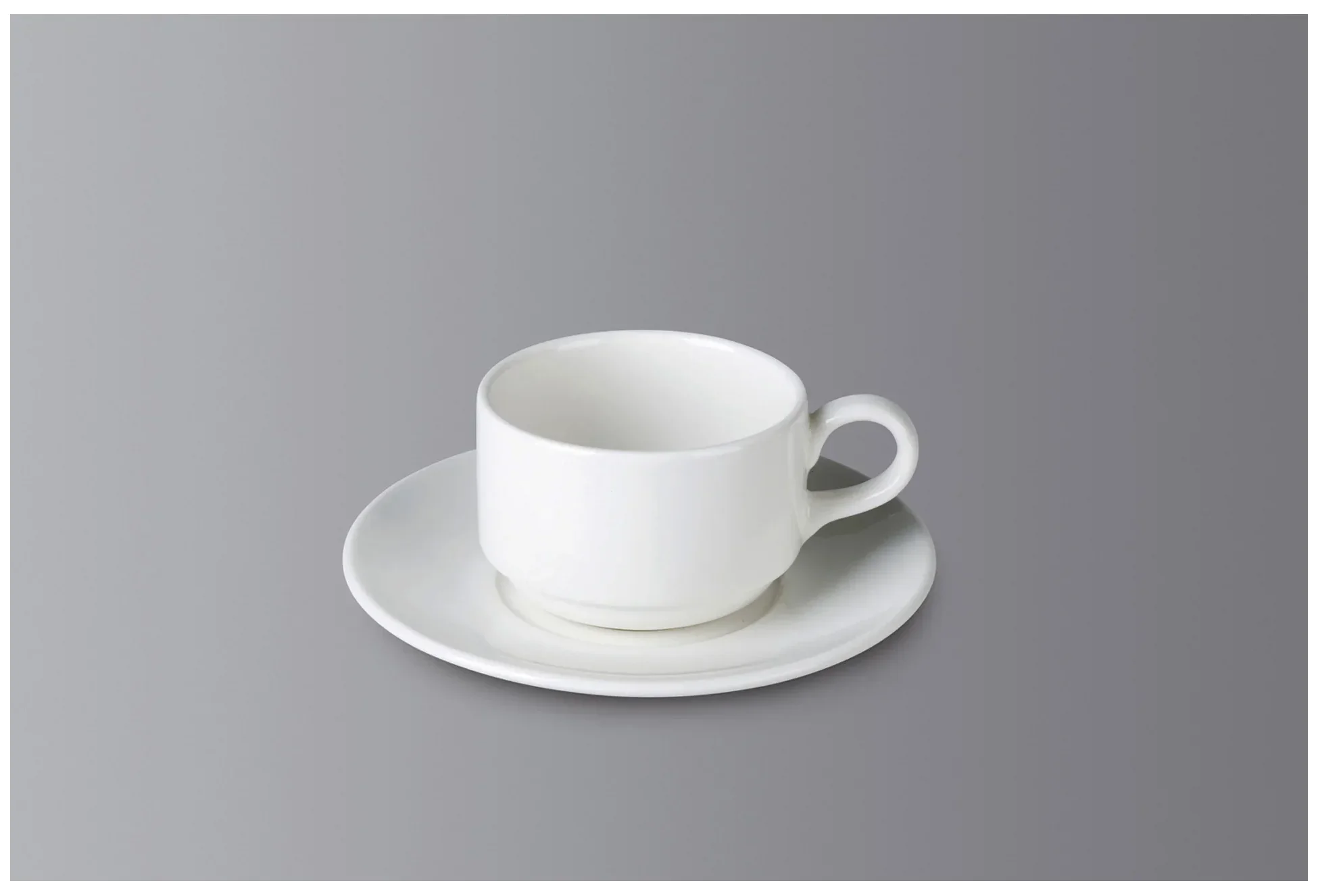 BANQUET Nízký stohovatelný šálek 230 ml / RAK PORCELAIN
