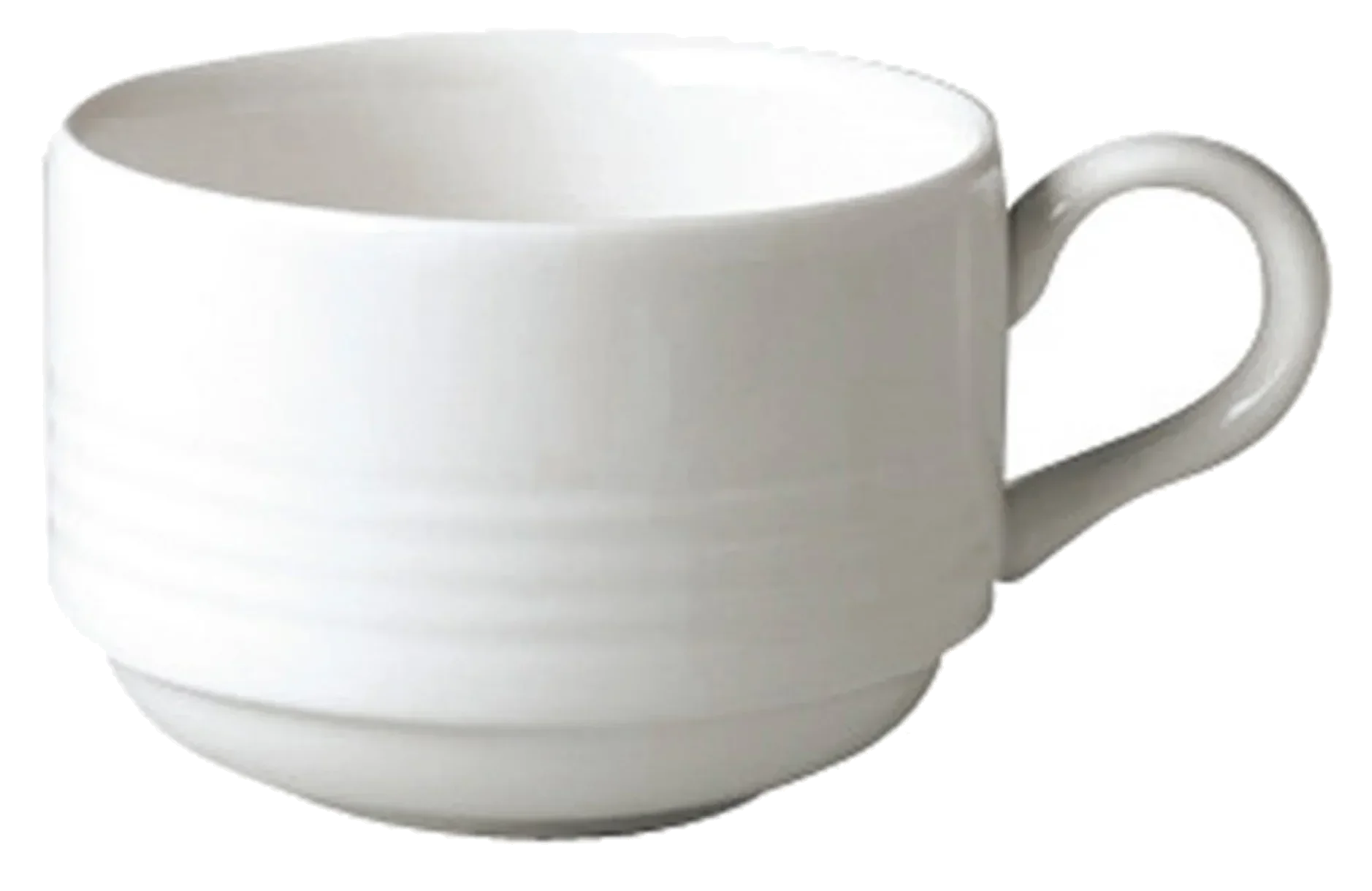 RONDO Nízký stohovatelný šálek 230 ml / RAK PORCELAIN