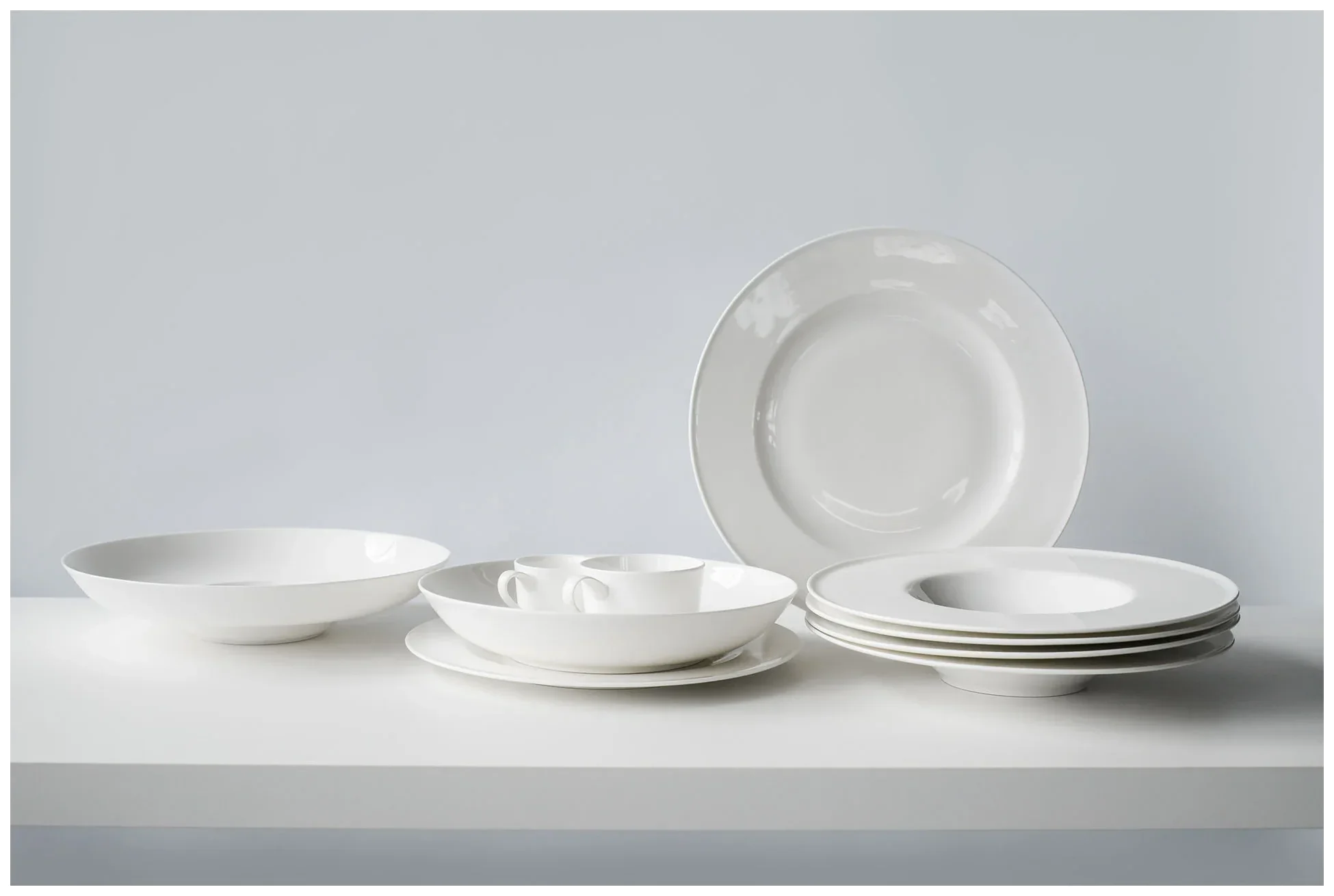 FEDRA Kulatý hluboký talíř 23 cm / RAK PORCELAIN