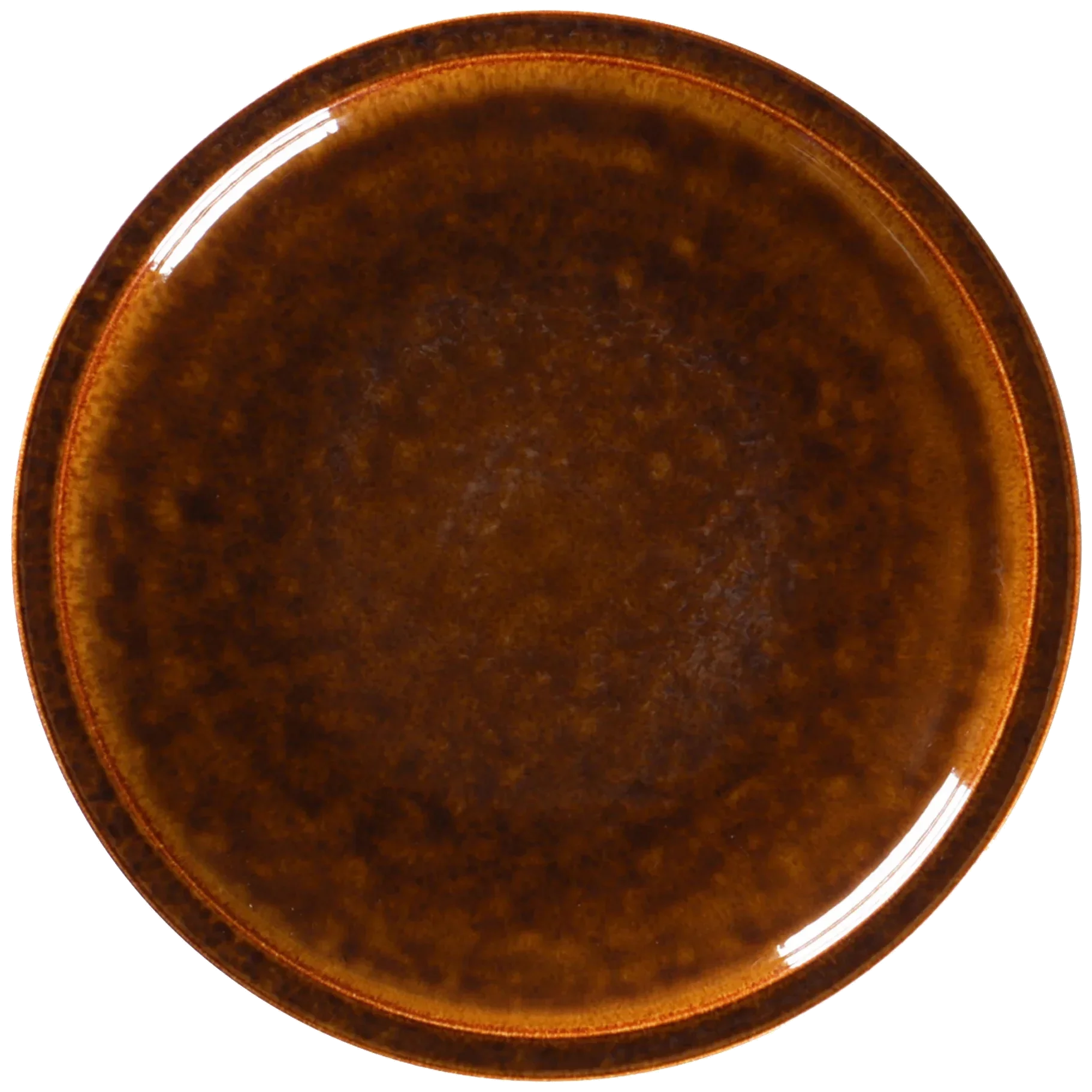 EASE RAKSTONE Mělký talíř 16 cm jantarový / RAK PORCELAIN