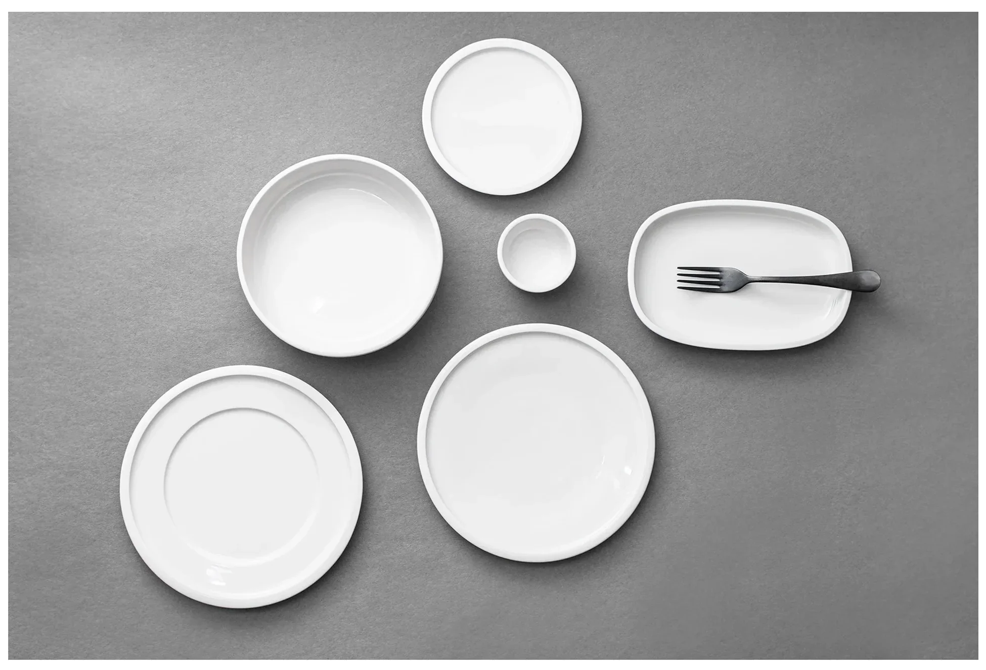 EASE RAKSTONE Hluboký talíř 24 cm bílý / RAK PORCELAIN