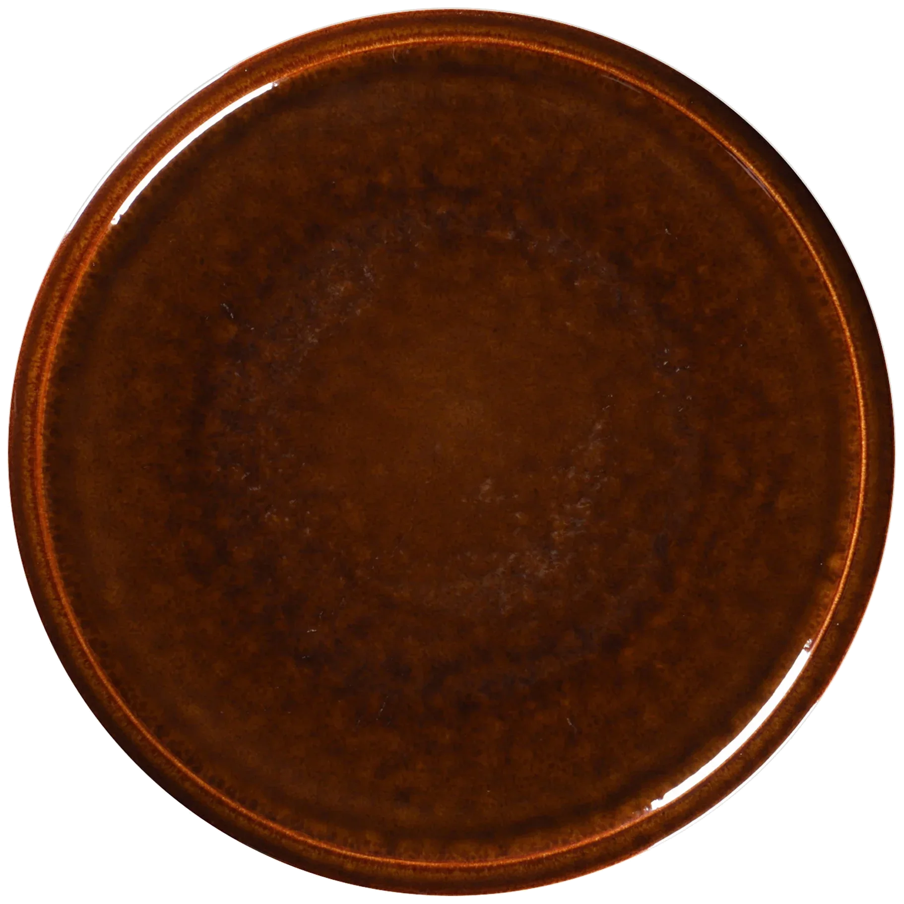 EASE RAKSTONE Mělký talíř 32 cm jantarový / RAK PORCELAIN