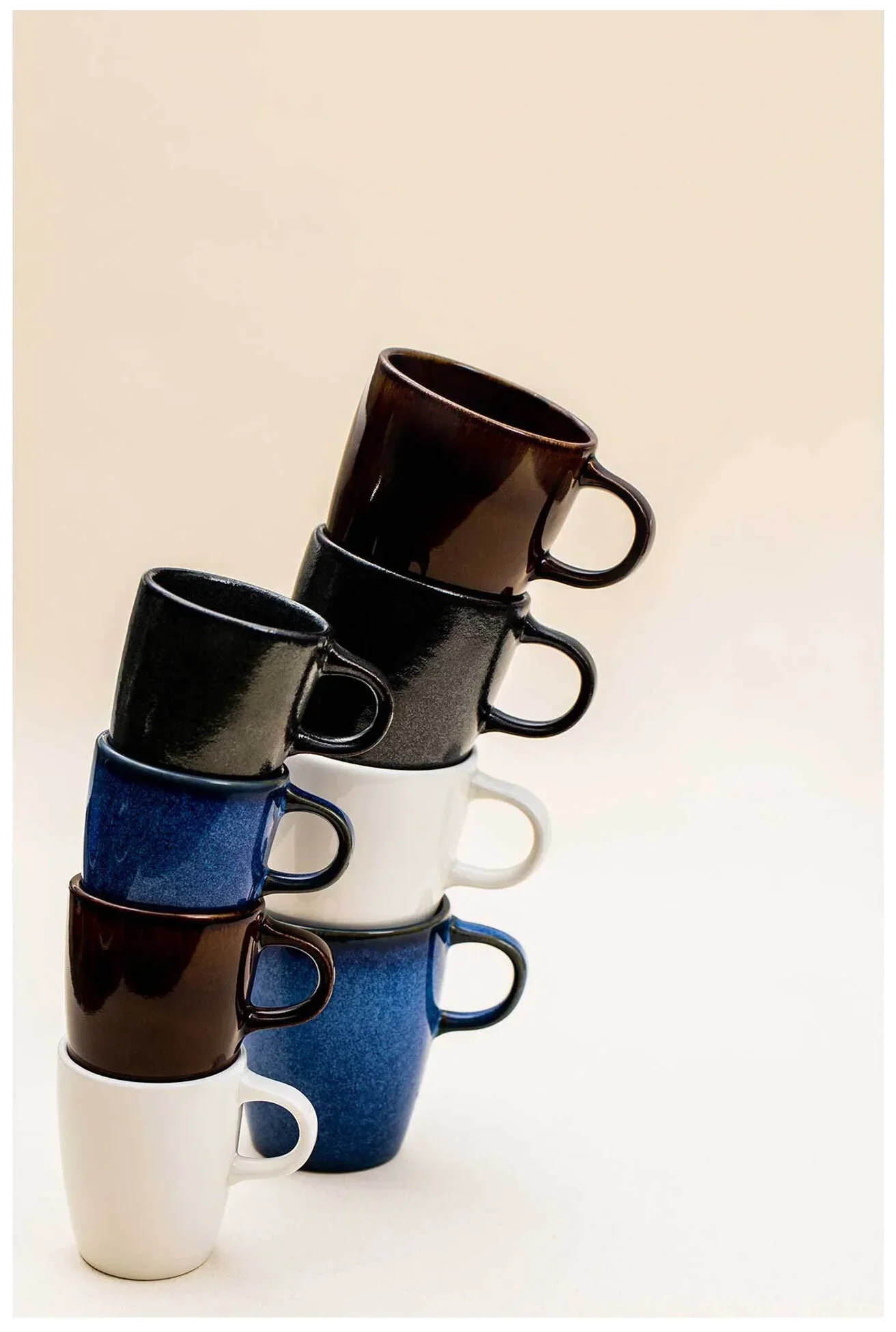 EASE RAKSTONE Šálek na espresso 90 ml kobaltový / RAK PORCELAIN