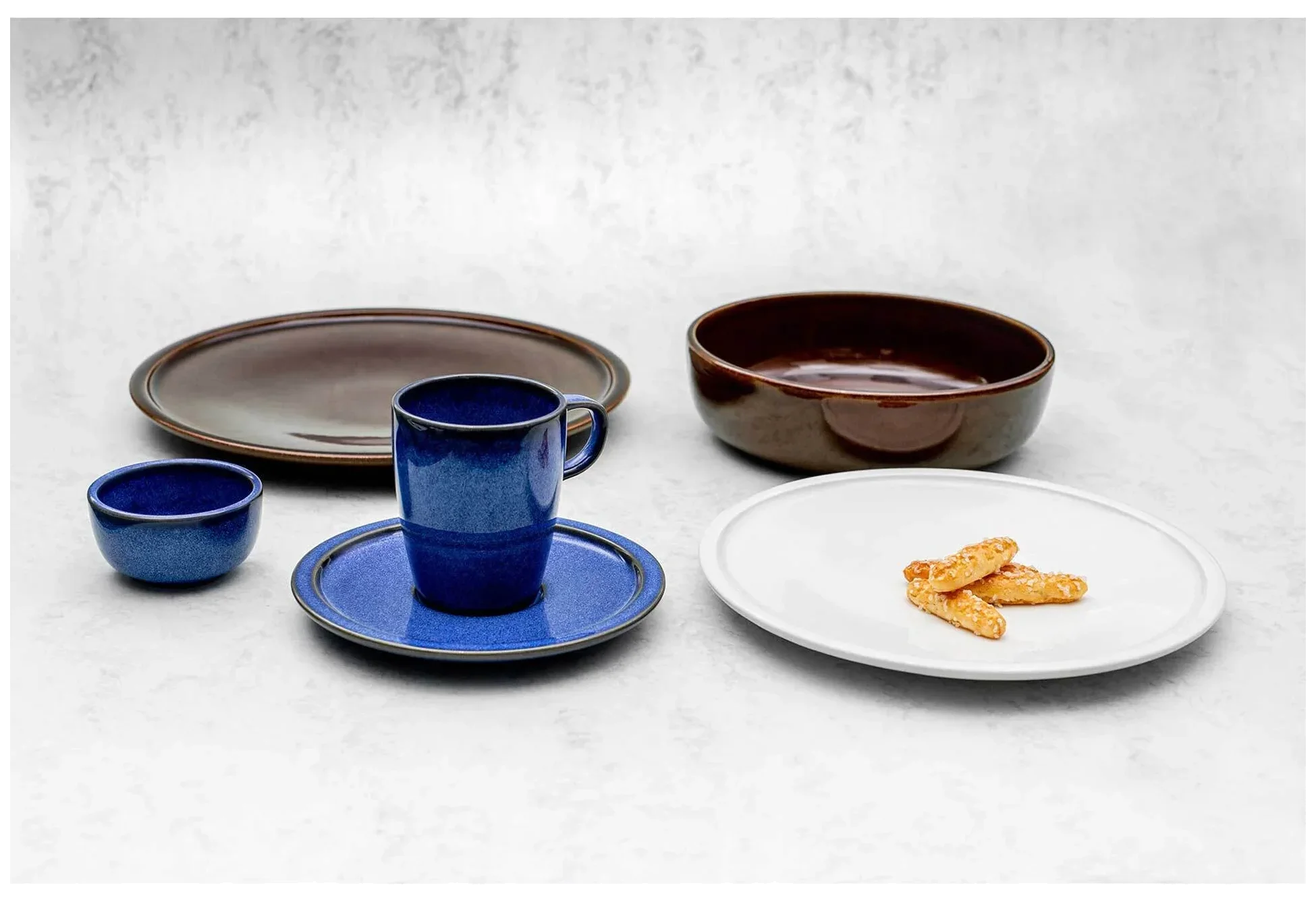 EASE RAKSTONE Šálek na espresso 90 ml kobaltový / RAK PORCELAIN