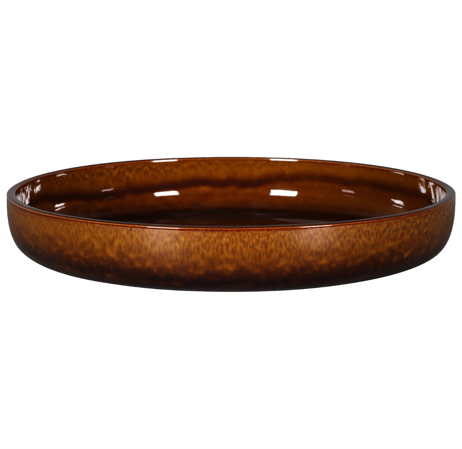 EASE RAKSTONE Hluboký talíř 29,5 cm jantarový / RAK PORCELAIN