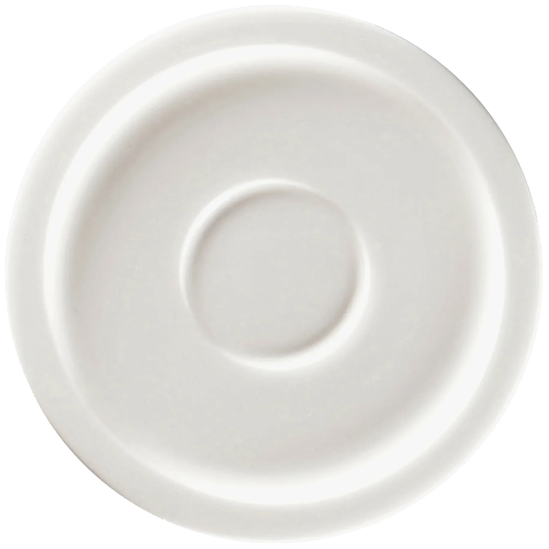 EASE RAKSTONE Podšálek na espresso 13 cm bílý / RAK PORCELAIN