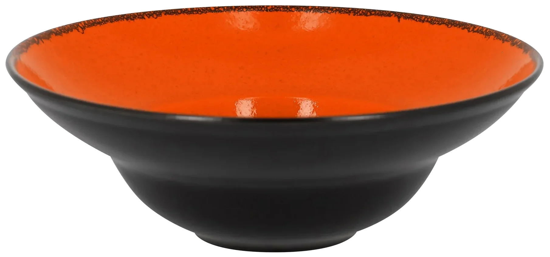 FIRE Hluboký talíř, kulatý 26 cm oranžový / RAK PORCELAIN