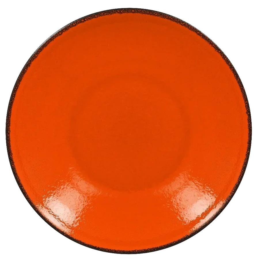 FIRE Hluboký talíř, kulatý 28 cm oranžový / RAK PORCELAIN