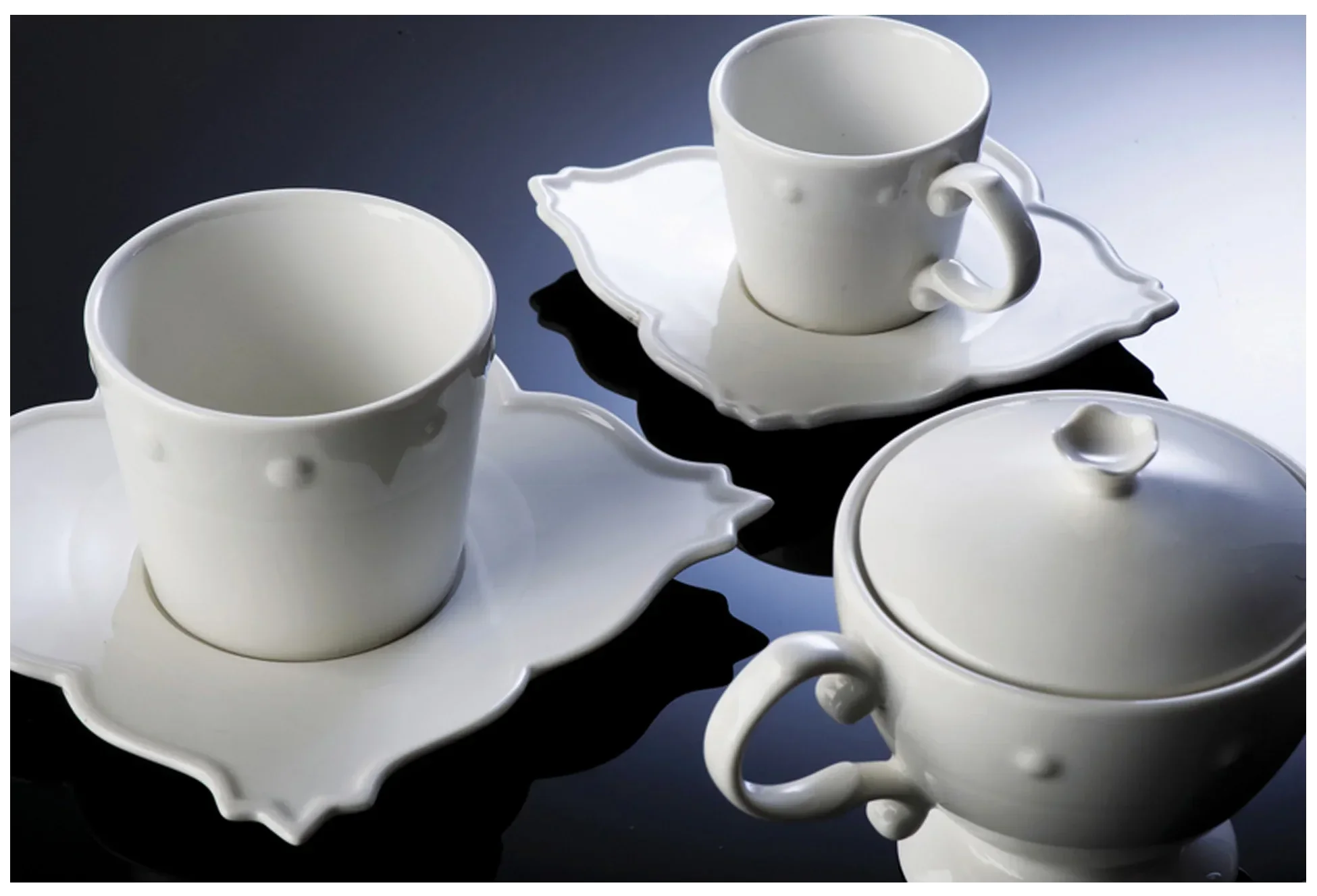 WHITE GOLD Podšálek 12 cm / RAK PORCELAIN