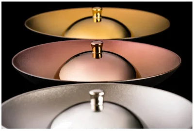 METALFUSION Hnědý hluboký talíř gourmet 26 cm / RAK PORCELAIN