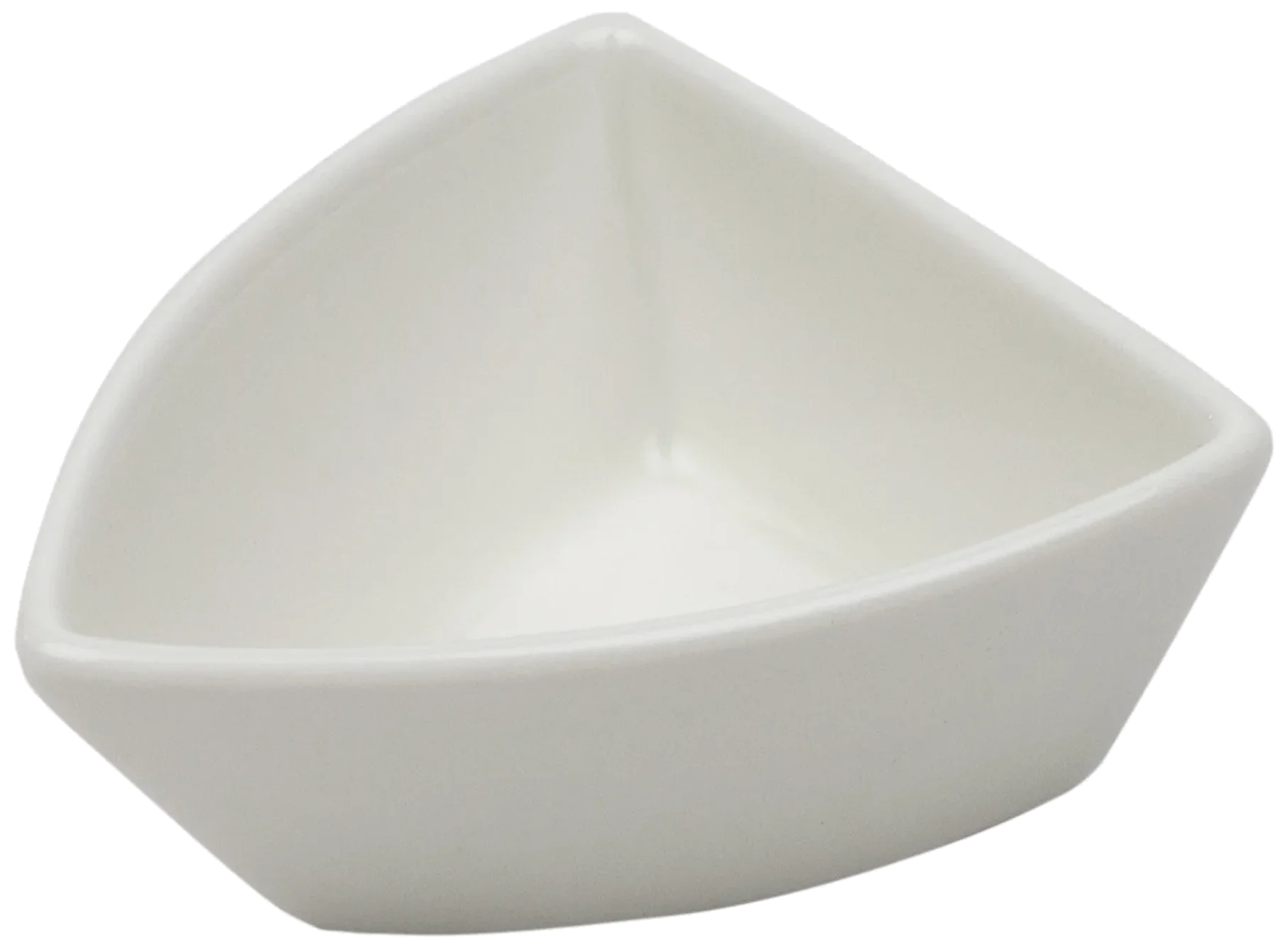 MINIMAX Trojúhelníková mistička ve tvaru loďky 7,5 x 6 cm / RAK PORCELAIN