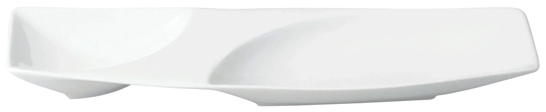 MAZZA Dvojitý hluboký talíř 53 x 17 cm / RAK PORCELAIN