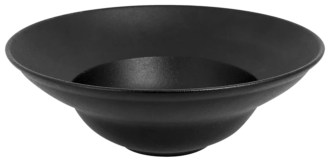 NEOFUSION Hluboký talíř Volcano 23 cm černý / RAK PORCELAIN
