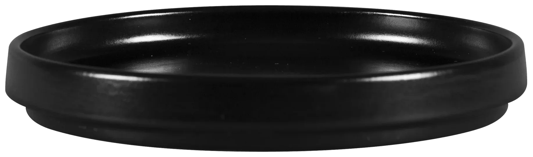 NORDIC Talíř 16 cm, černý / RAK PORCELAIN