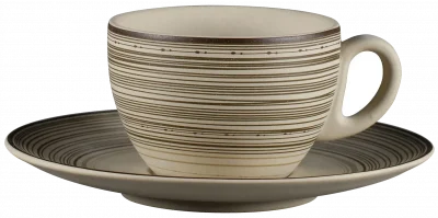 Podšálek k šálku/hrnku 17 cm Prima EARTH TERO / RAK PORCELAIN