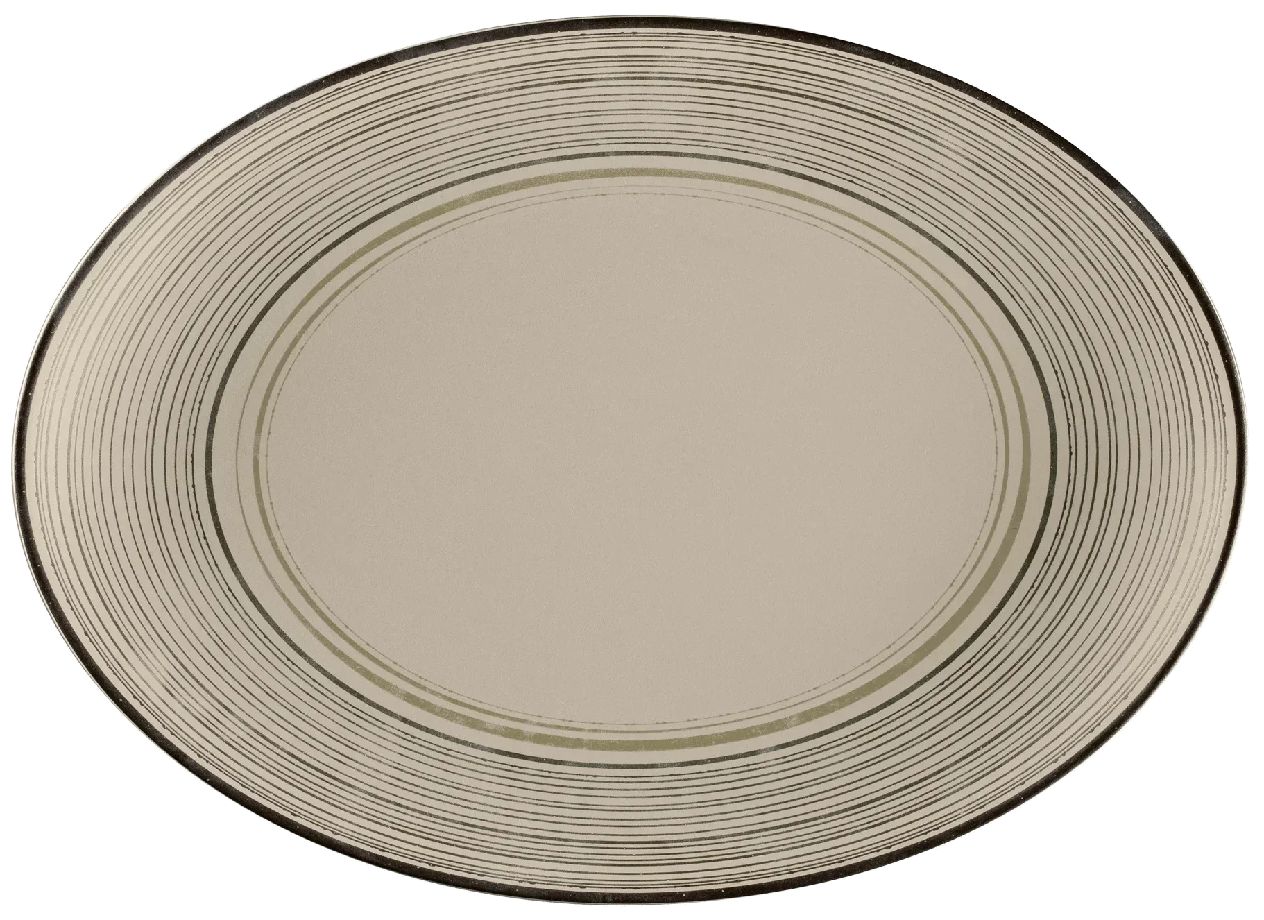 Servírovací mísa 32x23 cm Larissa EARTH ARGILA / RAK PORCELAIN