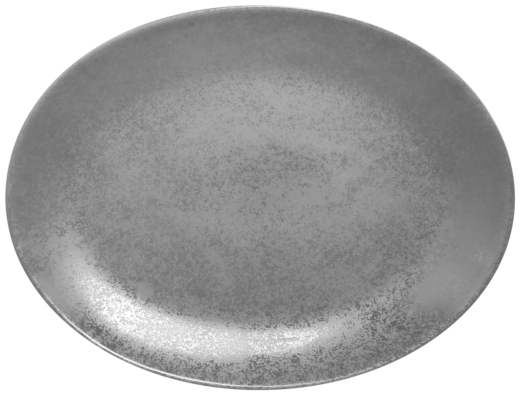 SHALE Oválný talíř 32 cm šedý / RAK PORCELAIN