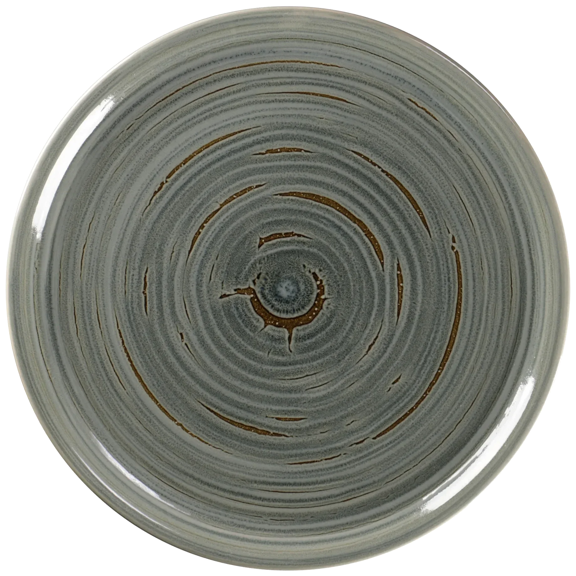 SPOT Talíř na pizzu 33 cm zelený / RAK PORCELAIN