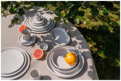 EASE RAKSTONE Podšálek 16 cm silgranitový / RAK PORCELAIN