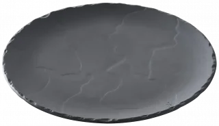 BASALT Kulatý talíř 28,5 cm černý / REVOL